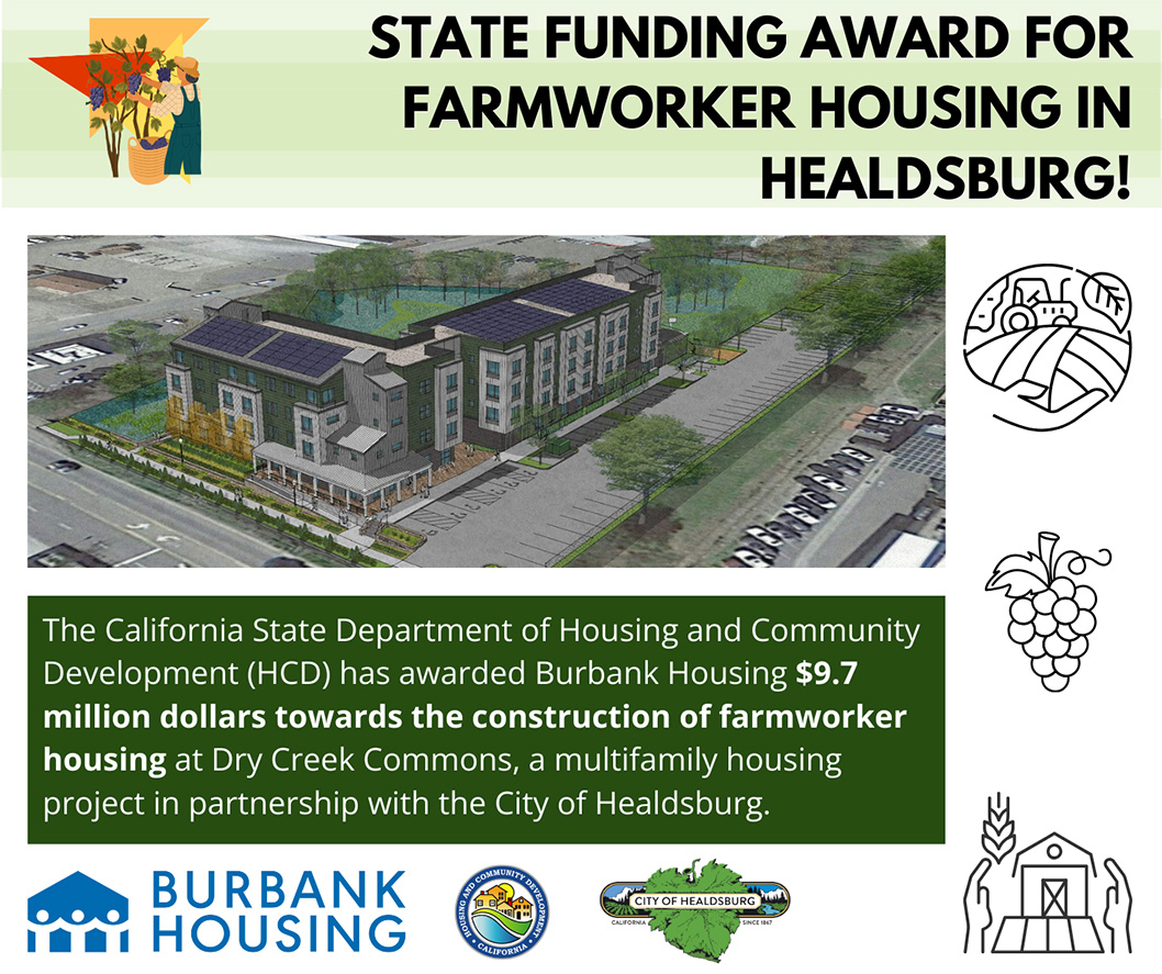dry creek commons funding award announcement graphic