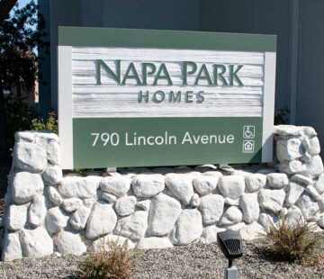 napa park homes sign photo